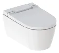Geberit AquaClean Sela Dusch-WC TurboFlush wandhängend spülrandlos mit Absenkautomatik - Weiß Alpin mit KeraTect - 146220111