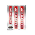 Abarth Racing Sticker Kit 3 Logos, Chrom