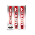 Offizieller Abarth Aufkleber 3 Schriftzüge Tabelle 94 x 131 Mm