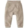 Hessnatur Jerseyhose Wollfrottee aus reiner Bio-Merinowolle (1-tlg) braun 74/80