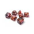 Symphony Festive Dice with White Numbers 16mm (5/8in) Set of 7 Chess (US IMPORT)