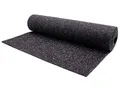Nadelfilz MERLIN Bodenbelag 200x100 cm Anthrazit | Robuste Auslegware mit 17dB Trittschallminderung | Stuhlrollengeeignet & farbecht | GUT-zertifizierter Nadelfilzboden für Büro Messe Hotel