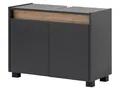 SCHILDMEYER Waschbeckenunterschrank Cosmo (Anthrazit, Breite 80 cm)