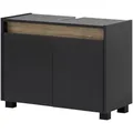 SCHILDMEYER Waschbeckenunterschrank "Cosmo", BxHxT: 80 x 54,6 x 33 cm - grau
