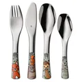 WMF FOREST FRIENDS Kinderbesteck-Set 4-teilig Besteck-Set Edelstahl 18/10