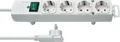 Brennenstuhl 1153120100 - 2 m - Drinnen - Weiß - 4 AC-Ausgänge - 320 mm - Weiß