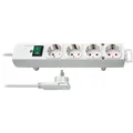 Brennenstuhl Comfort-Line Plus Steckdosenleiste 4-fach, weiß
