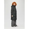 QS Wintermantel Outdoor-Mantel Steppmantel mit Kapuze schwarz M (38)