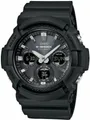 G-SHOCK Funkchronograph, Quarzuhr,Armbanduhr,Herrenuhr,Weltzeit, bis 20bar wasserd.Resinarmband schwarz-schwarz