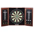 VEVOR Dartschrank Set Offizielle Dartscheibe MDF Darts 45x3,8cm 6 Dartpfeile