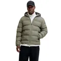 JACK & JONES Herren Jjelements Pu Puffer, Dusty Olive, l