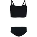 Aquarti Bustier-Bikini Aquarti Mädchen Bikini Set Bustier Bikinislip Zweiteiliger Badeanzug schwarz 158