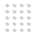 Strong Magnets Neodym Magnet - Rund 4 x 3 mm - 20 Stück - Extra stark, hält bis 400 g - Für Magnettafel, Kühlschrank, Whiteboard, Pinnwand, Büro