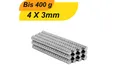 MaajeeKuto Magnet Neodym Magnet 4mm x 3mm – Starke Haftkraft, Supermagnete für Präzision (20-St)