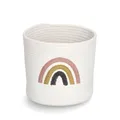 Zeller 14480 Aufbewahrungskorb "Rainbow", Baumwolle/Polyester, ca. Ø 25 x 22 cm