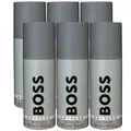 Hugo Boss Boss Bottled 6 x 150 ml Deospray Deo Spray Deodorant Set