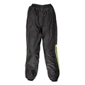 GERMAS 934.05-52-L Motorrad Regenhose DOUGLAS, Schwarz/Fluogelb, Gr. L