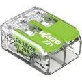 Wago - 221-422 221 Verbindungsklemme Flexibel: 0.14-4 Mm2 Starr: 0.2-4 Mm2 Polzahl: 2 100 St. Transpar