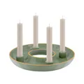 REMEMBER Adventskranzschale LUCIA, D 26 cm, Keramik, Kerzenhalter