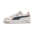PUMA Damen Carina Street Sneaker, White-Strong Gray-Rose Quartz, 40.5 EU