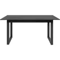 finori Austin 80A Auszugstisch, Nachbildung Schiefer dunkel / anthrazit Maß: B x H x T ca. 160-200 x 75 x 90 cm - Grau