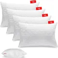 Kopfkissen Kissen Gestepptes 4er Set 50x70 cm Antiallergisch Anti-Milbe Softimi