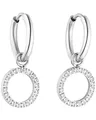 PURELEI® Closed Glow Ohrringe (Silber) – Damenohrringe aus langlebigem Edelstahl – Wasserfeste Ohrringe Damen – 1,4 cm Durchmesser – Modeschmuck für deinen individuellen Look