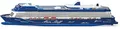siku 1730, Kreuzfahrtschiff Mein Schiff 1, 1:1400, Metall/Kunststoff, Blau/Weiß, Nicht schwimmfähig
