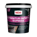 MEM Reparatur-Mörtel Express, Extrem schnell erhärtender Zementmörtel, Grau 