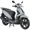 Motorroller Libero 125 ccm 90 km/h 16-Zoll grau-schwarz - Grau/Schwarz