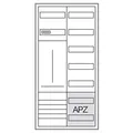 Hager ZB323T15 Komplettschrank Aufputz Inhalt 1St.