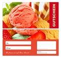 200 Stück Premium First Class Geschenkgutscheine (Eis-680) - Ein schönes Produkt für Ihre Kunden Gutscheine Gutscheinkarten für Bereiche wie Einzelhandel, Restaurant, Eiscafe, Eisdiele Gastronomie und vieles mehr