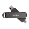 SANDISK Extreme PRO DUAL Drive 512 GB, Flash-Laufwerk 2-in-1 USB Type-A und USB Type-C, Lesen bis zu 1000 MB/s, Automatische Backup, Dateiverwaltung Metallgehäuses, Schwarz
