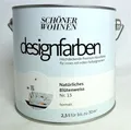 Designfarbe Natürliches Blütenweiß Nr. 15 2,5 l