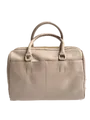 More & More Handtasche Damen Leder Baumwolle Taupe 11763-7900