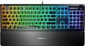 SteelSeries Apex 3 Tastatur Hintergrundbeleuchtung USB Tastenschalter: Whisper Quiet Gaming Switch (64795)