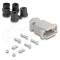Delock D-Sub Gehäuse für 9 Pin Stecker / Buchse mit Gummidic (67027)