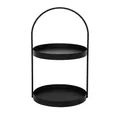 Grafelstein Etagere Etagere MARIT schwarz aus Metall modernes Design H46cm Metalletagere m