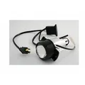 SHIN YO Ellipsoidscheinwerfer 50 mm mit Blende für Fern- und Abblendlicht, H1 (Black)