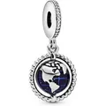 Pandora Kettenanhänger Pandora Drehender Globus Charm-Anhänger 798021CZ Anhänger