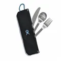 Hydro Flask - Flatware Set Stainless with Pouch - Besteck-Set Gr 3 Pieces schwarz