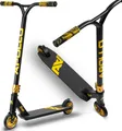 Apollo Stunt Scooter Freestyle Kickscooter Kinderroller Trick Roller "Hawk" - schwarz/gold