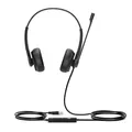 Yealink UH34 Dual Teams Kopfhörer Kabelgebunden Kopfband Büro/Callcenter USB Typ-A Schwarz (1308043)