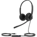 Yealink UH34 Dual UH34 DUAL TEAMS Kopfhörer & Headset Verkabelt Kopfband Büro/Callcenter USB Typ-A Schwarz - Schwarz
