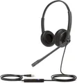 Yealink UH34 Dual - Headset - On-Ear - kabelgebunden - USB - Schwarz - Zertifiziert für Microsoft Teams (1308043)