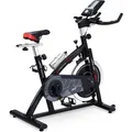 Sportstech Speedbike SX200 | Handpulssensor | Riemenantrieb | 22kg Schwungrad - Schwarz