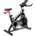 Sportstech Speedbike SX200, für Fitnesstraining, 22kg Schwungrad, Display, Trainingsprogramme, App-kompatibel, Flaschenhalterung, inkl. Trinkflasche
