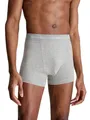 Calvin Klein Unterwäsche Boxershorts Trunk Cotton Stretch (Baumwolle) grau Herren - 3 Stück, Größe: S