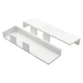 Endkappen L+R Weiß für Modern 58 Fußleisten 16x58 mm 2 Stück | Zubehör für Fußleisten Modern