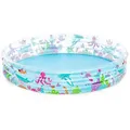 Bestway Planschbecken Deep Dive 51005, ab 2 Jahren, mit 3 Luftringen, bis 480 Liter, Ø 183 x 33 cm